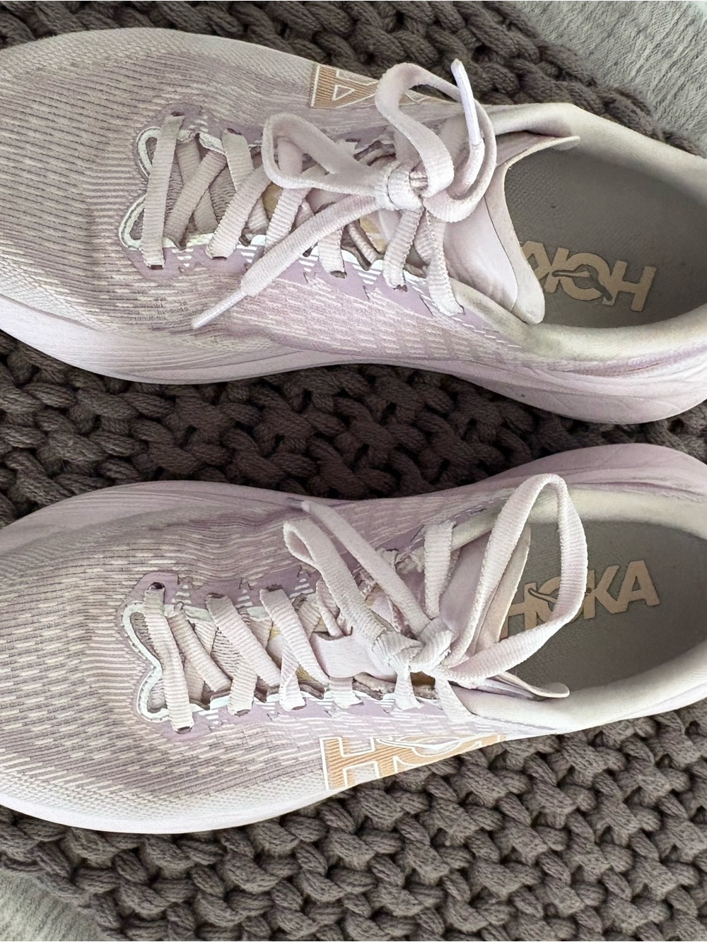 Hoka One One Women's Light Lavender/Soft Pink Running Shoes